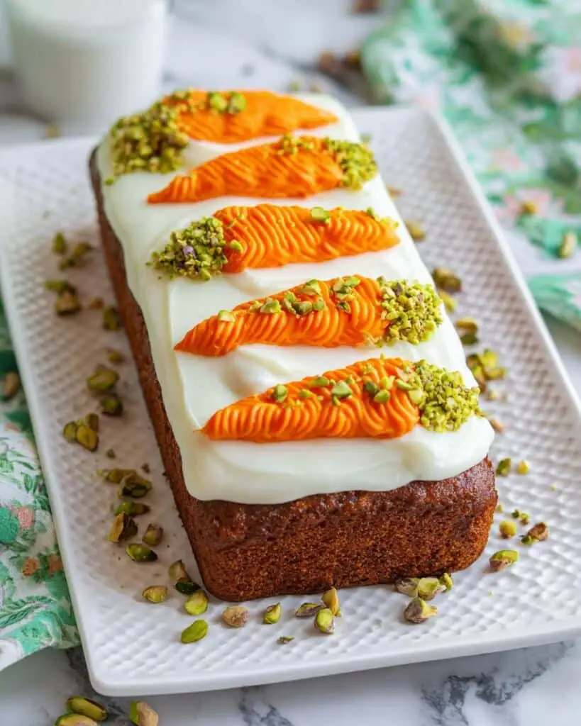 Moist and Easy Carrot Cake Loaf Recipe