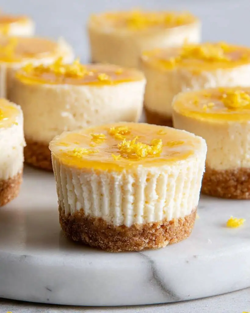 Mini Lemon Cheesecakes Recipe