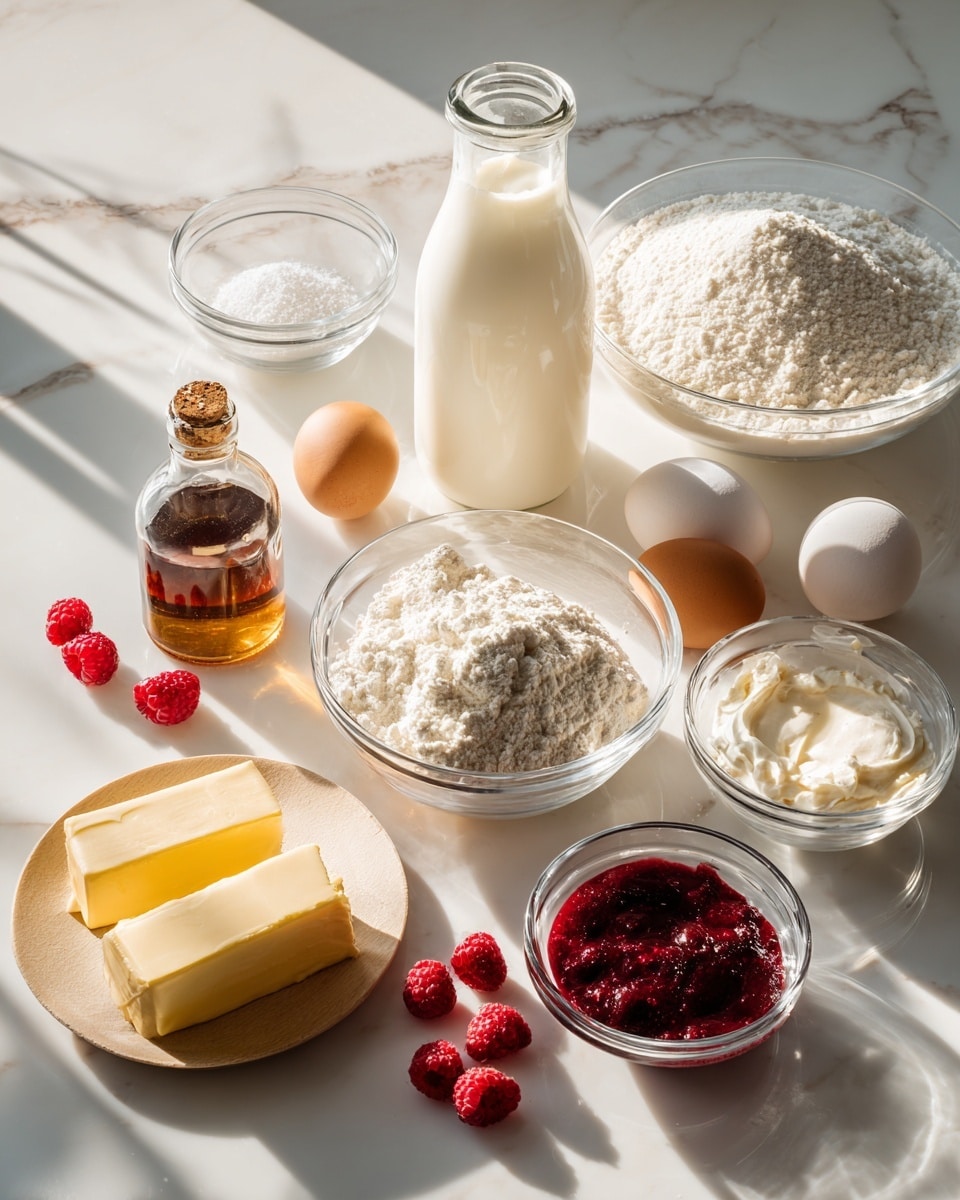 Raspberry Cheesecake Brioche Buns Recipe - Recipe Image