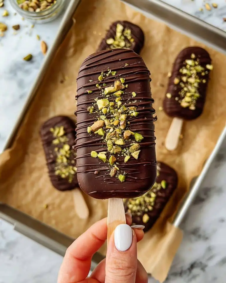 Dubai Chocolate Ice Cream Bars Recipe