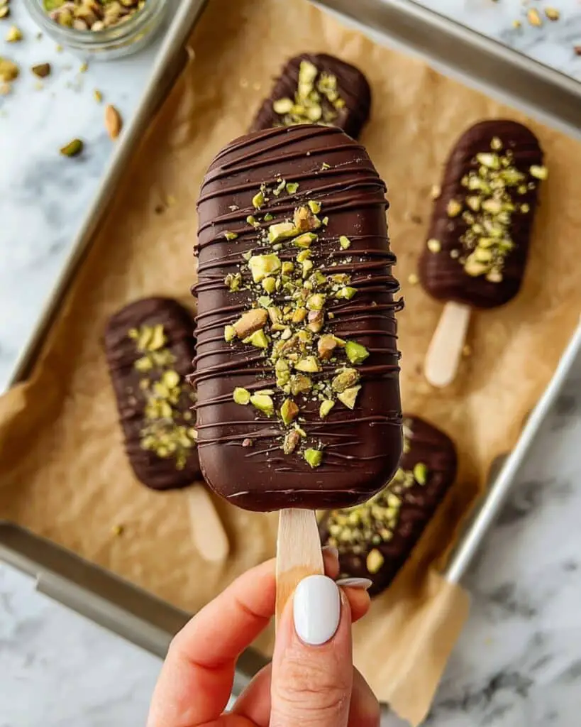 Dubai Chocolate Ice Cream Bars Recipe