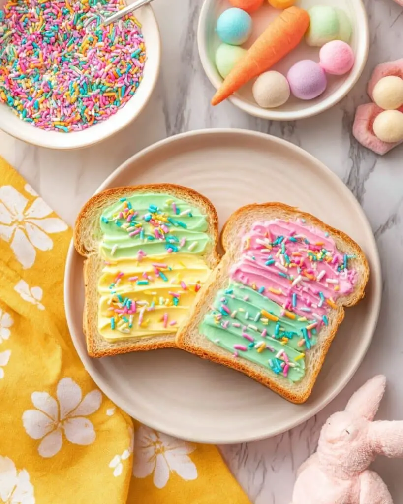 Rainbow Unicorn Toast Recipe