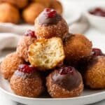 No-Yeast Donut Hole Recipe with Classic Glaze and Toppings Recipe