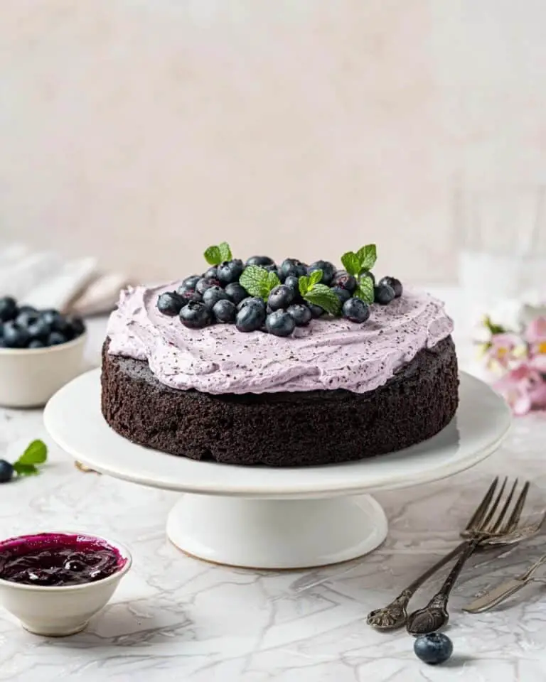 Blueberry Chocolate Cake Recipe