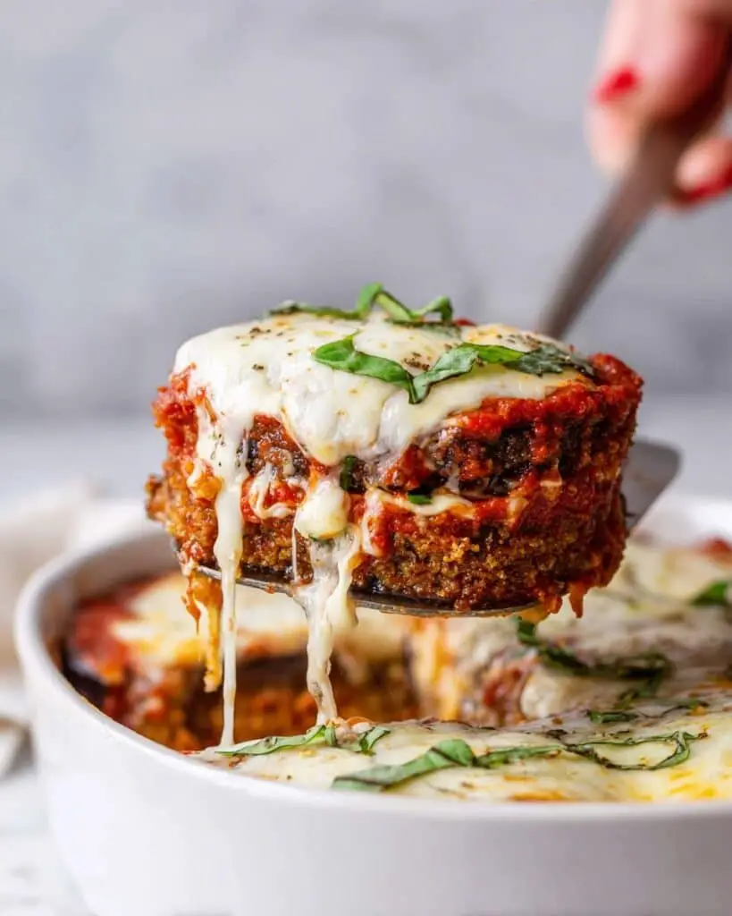 Eggplant Casserole with Marinara and Mozzarella Recipe