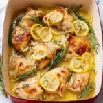 Lemon Rosemary Chicken Thighs Recipe