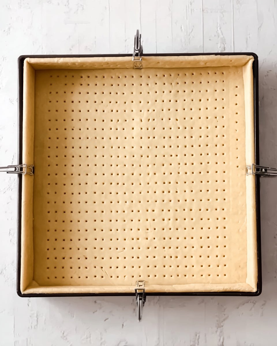 A top view of a silver pot holding four main ingredients separated into layers: in the upper left, small yellow cubes that look soft; in the upper right, a white fine powder; covering the whole bottom half of the pot is a light cream liquid; near the center bottom is a small dark brown liquid area with smooth edges. The pot rests on a white marbled surface. photo taken with an iphone --ar 4:5 --v 7