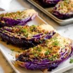 Cabbage Steaks with Garlic Parmesan Recipe