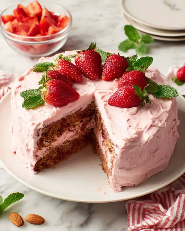Gluten-Free Strawberry Cake with Cream Cheese Frosting Recipe