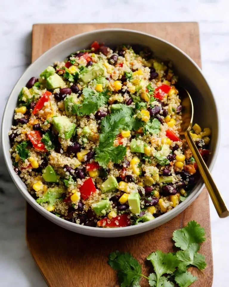 Black Bean Quinoa Salad with Chipotle Vinaigrette Recipe