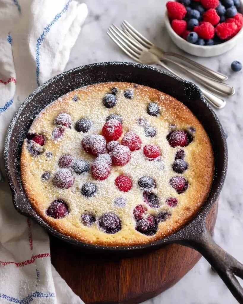 Mascarpone Cake with Mixed Berries Recipe