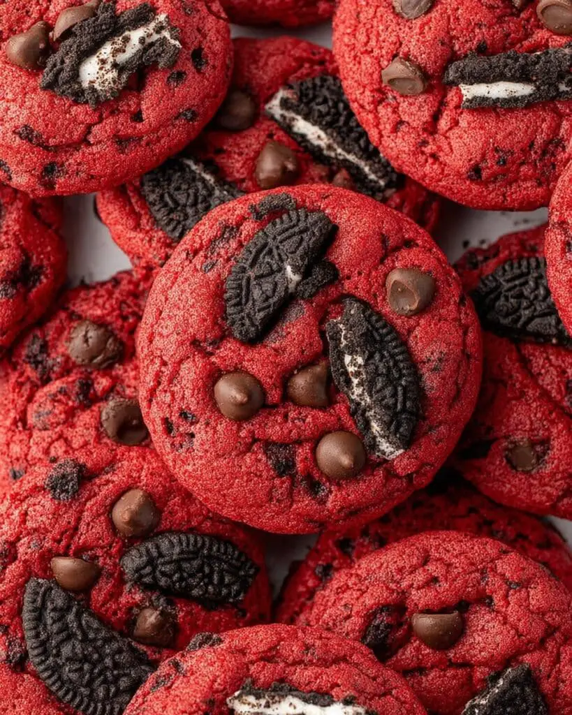 Oreo Red Velvet Cookies Recipe