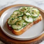 Cucumber Salad Garlic Toast Recipe