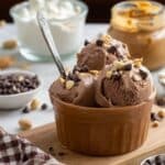 Chocolate Peanut Butter Cottage Cheese Ice Cream Recipe