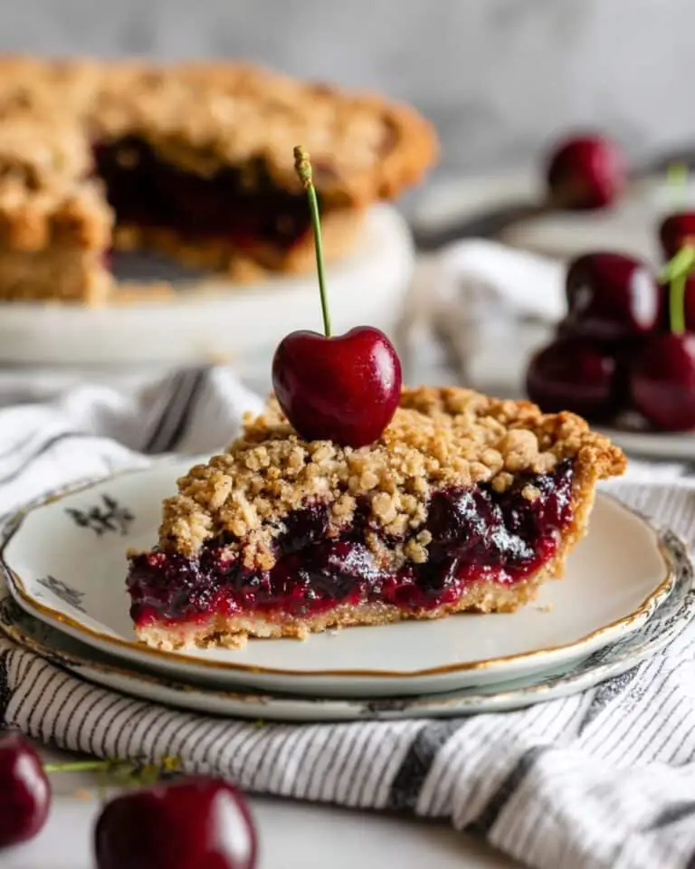 Cherry Crumb Pie Recipe