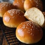 Soft Sourdough Discard Burger Buns Recipe