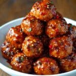 Baked Orange Chicken Meatballs Recipe
