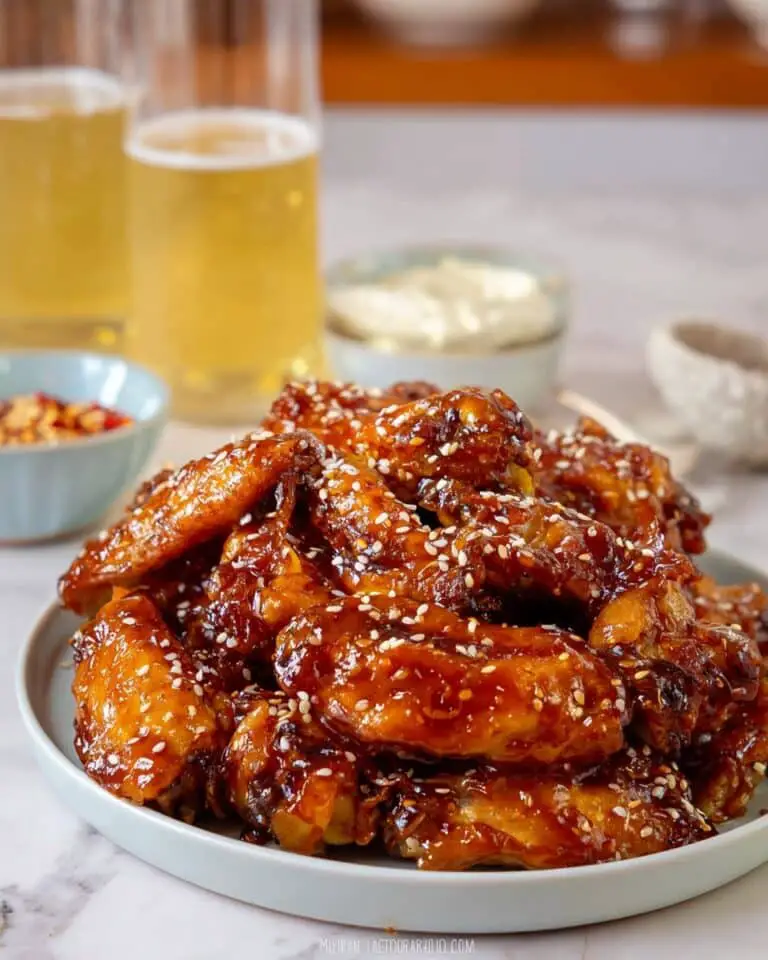 Crispy Baked Orange Chicken Wings Recipe