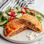 Crispy Pita Smash Burgers Recipe