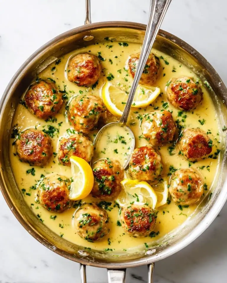 Chicken Piccata Meatballs Recipe