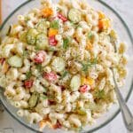 Dill Pickle Macaroni Salad Recipe