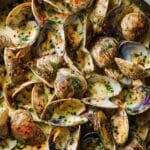 Garlic Butter Clams with Cream Sauce Recipe