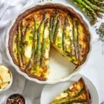 Easy Asparagus Keto Quiche Recipe