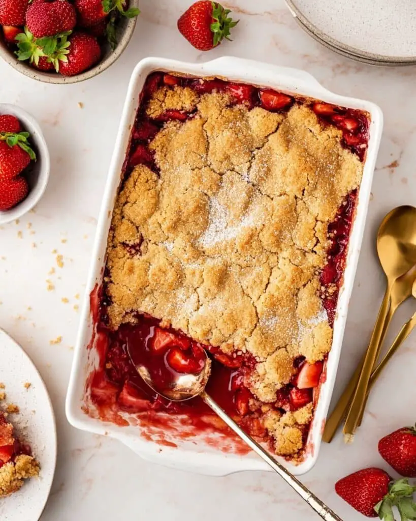Strawberry Dump Cake Recipe