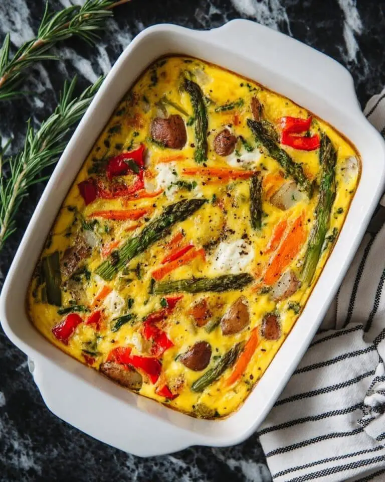 Roasted Veggie Breakfast Casserole Recipe