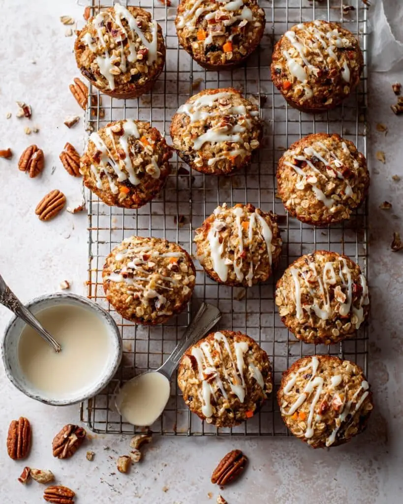 Carrot Cake Baked Oatmeal Cups Recipe