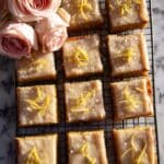 Crinkle Top Lemon Blondies Recipe