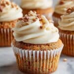 Carrot Cake Cupcakes with Cream Cheese Frosting Recipe