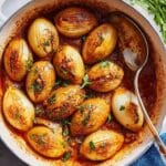 Stuffed Onion Rolls with Pomegranate and Spice Recipe