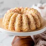 Mini Marshmallow Rice Crispy Cake in a Bundt Pan Recipe