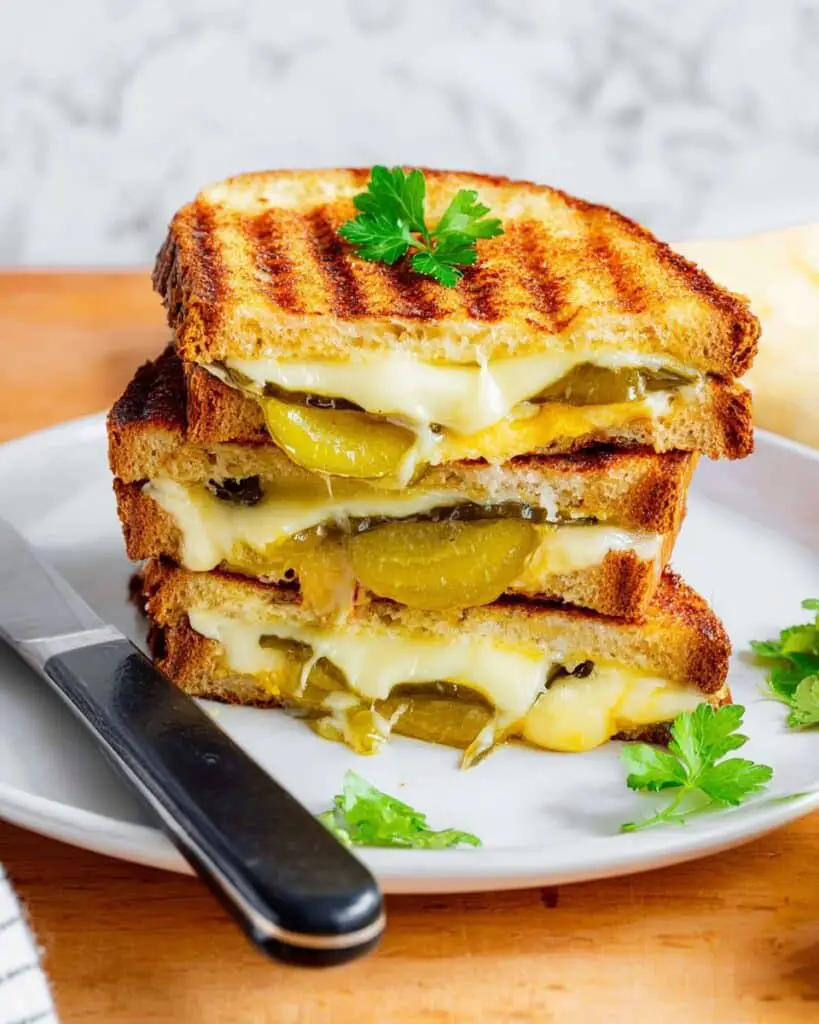 Grilled Cheese With Pickles (Tangy & Delicious) Recipe