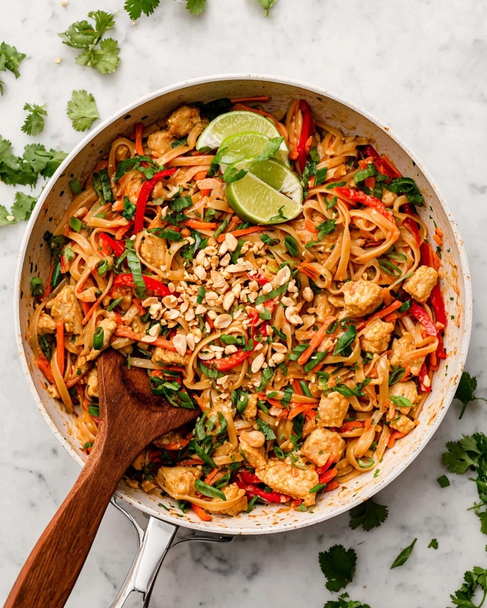 Chicken Pad Thai Recipe | Authentic Thai Noodle Stir-Fry