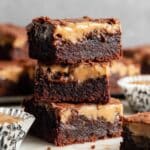 Chocolate Peanut Butter Swirl Brownies Recipe