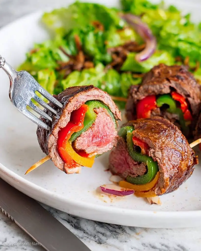 Low Carb Steak Fajita Roll Ups Recipe