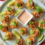 Mexican Shrimp & Avocado Taco Cups Recipe