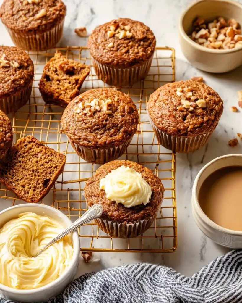 Whole Grain Banana Bran Muffins Recipe