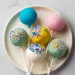 Easy Homemade Spring Cake Pops Recipe