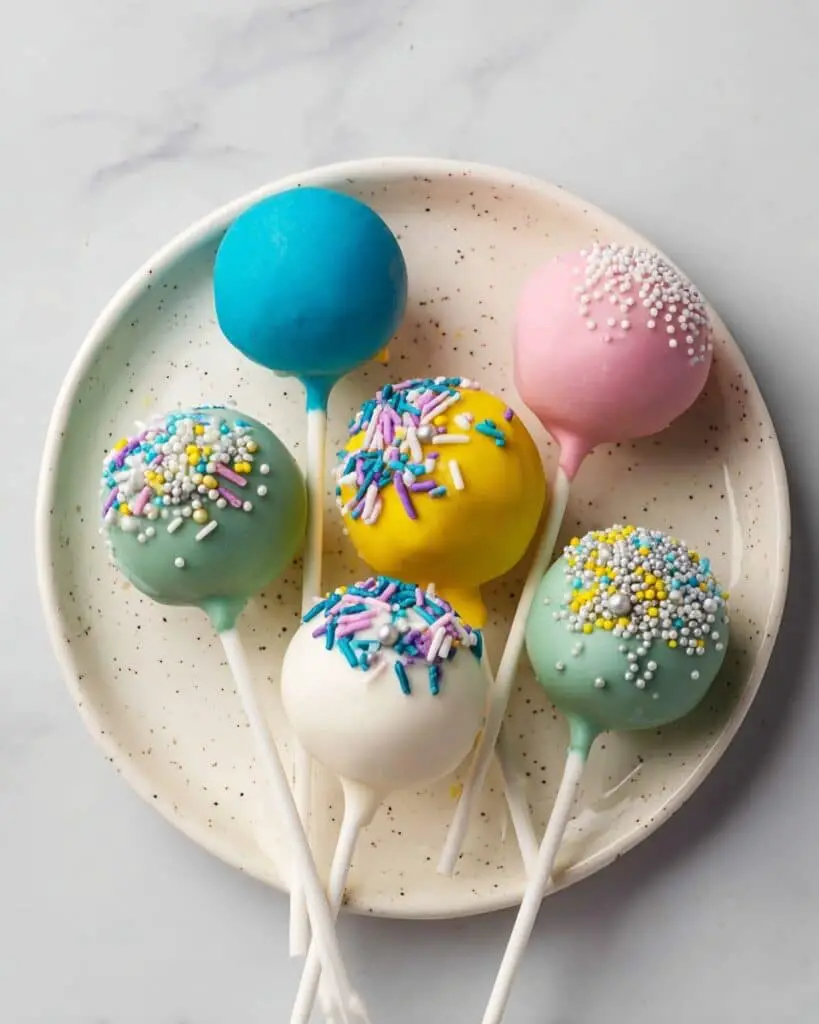 Easy Homemade Spring Cake Pops Recipe