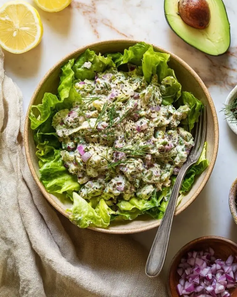 Healthy Salmon Salad with Avocado and Greek Yogurt Recipe
