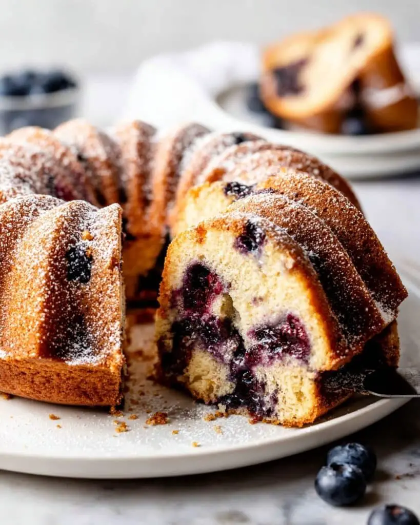 Blueberry Sour Cream Coffee Cake Recipe