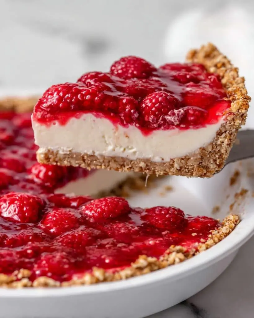 Raspberry Pretzel Pie Recipe