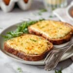 Cottage Cheese Toast with Everything Bagel Seasoning in the Air Fryer Recipe