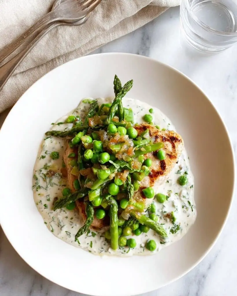Spring Chicken Sauté with Yogurt and Vegetables Recipe