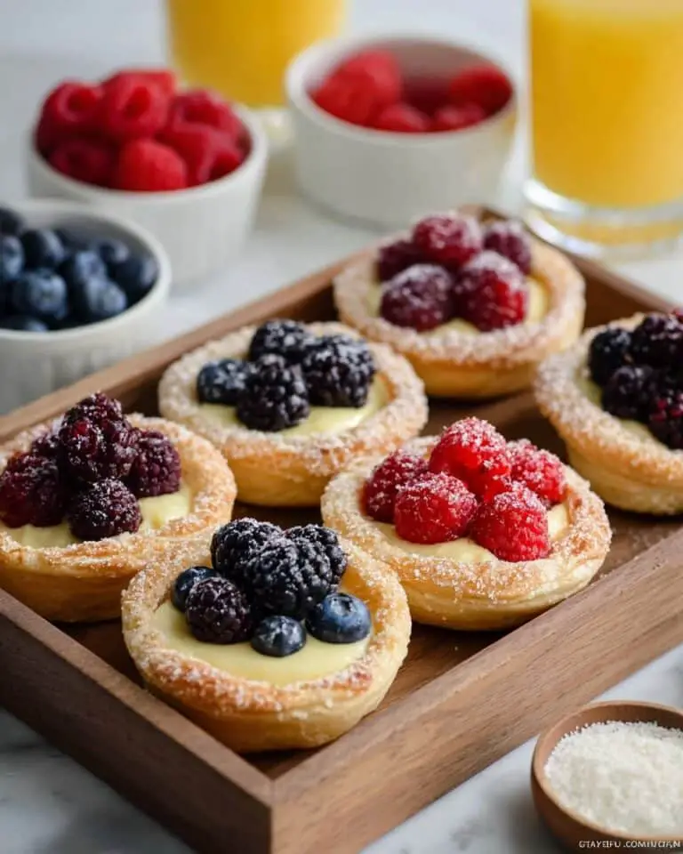 Fruit and Cream Cheese Breakfast Pastries Recipe