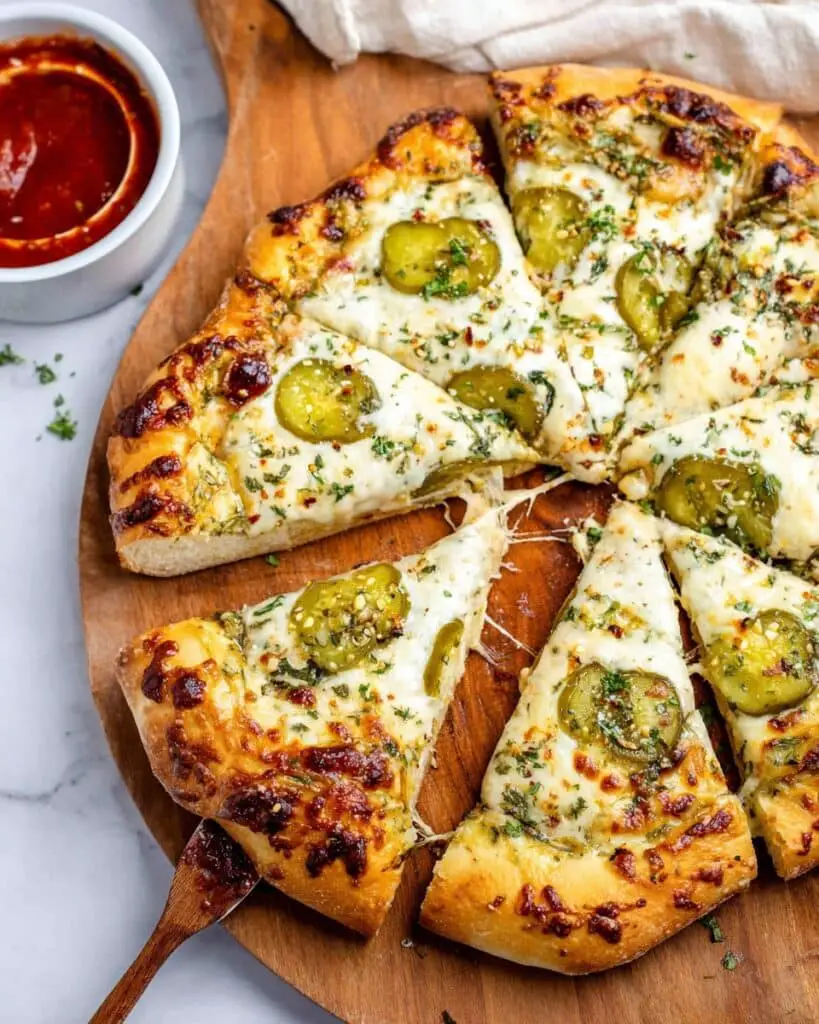 Viral TikTok Dill Pickle Pizza Recipe