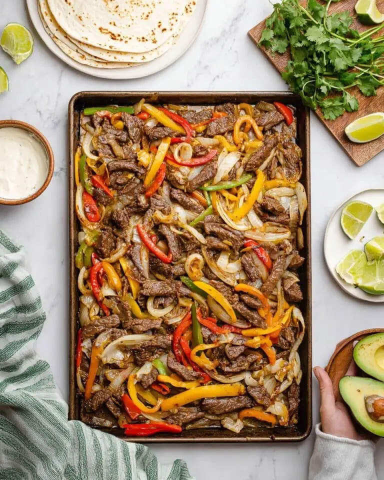 Sheet Pan Steak Fajitas Recipe